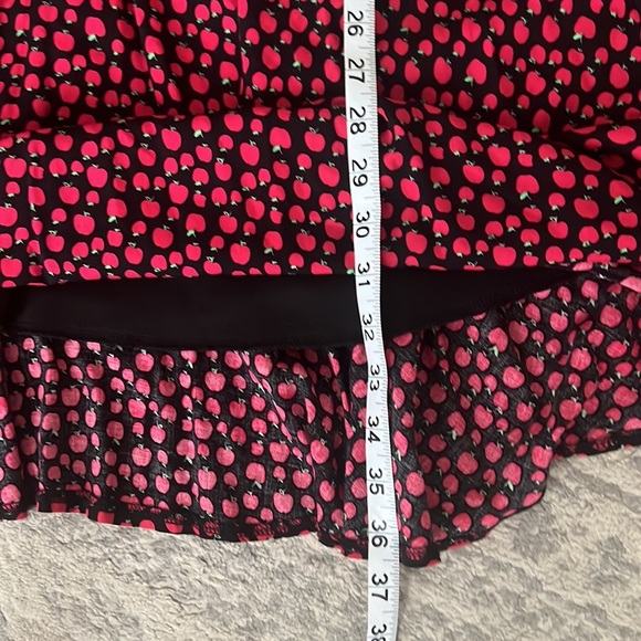 Tatiana & Natouchi Apple Print A-Line Circle Midi Dress XS - Picture 16 of 16